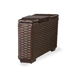 Contempo Wedge Table with Hinged Woven Top 38029
