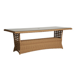 Magnolia 84" Rectangular Umbrella Dining Table 531084